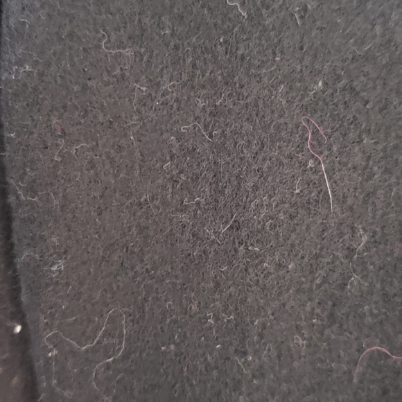 Vintage FREEWAY FASHIONS black coat wool blend size 12 Made In USA EUC Lined - Picture 12 of 13